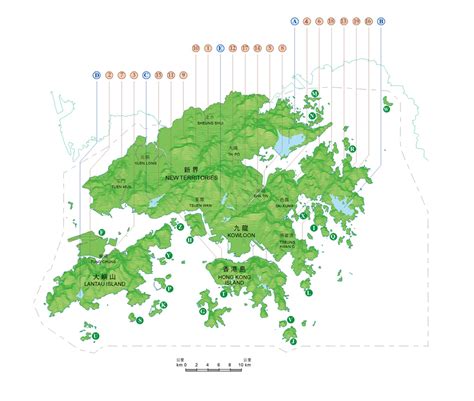 香港地勢特徵|地政總署